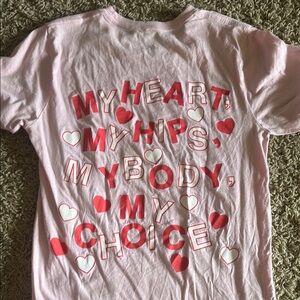 Taylor Swift Pink S. T-shirt- “Pro-Choice Death By a Thousand Cuts”